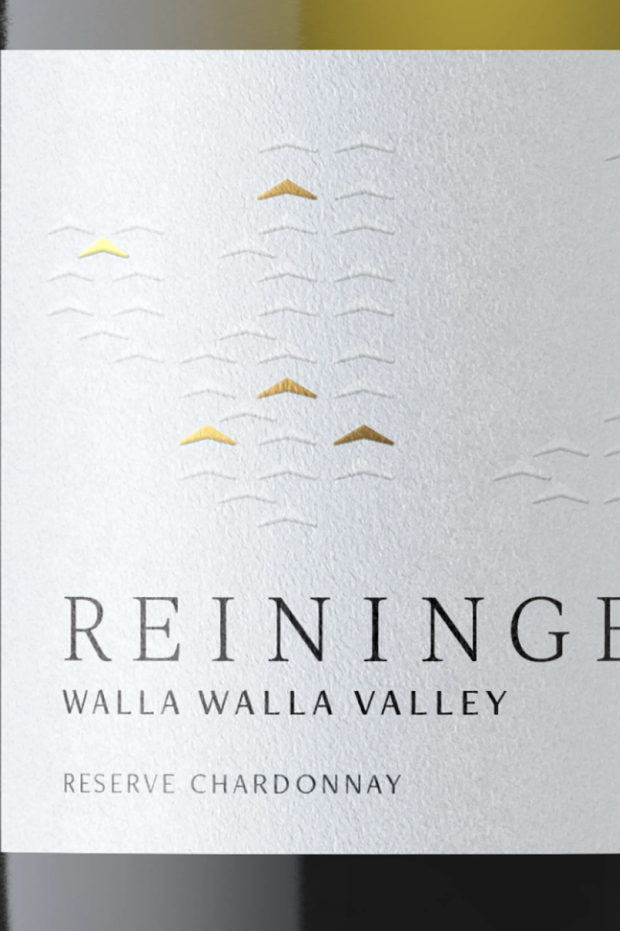 Label of Reininger Wine Bottle